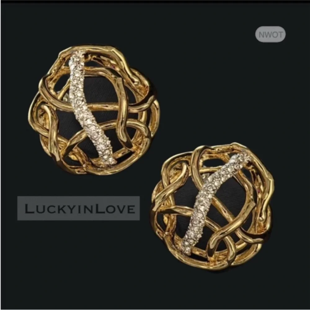 Alexis Bittar • Solanales Twisted Button Earrings